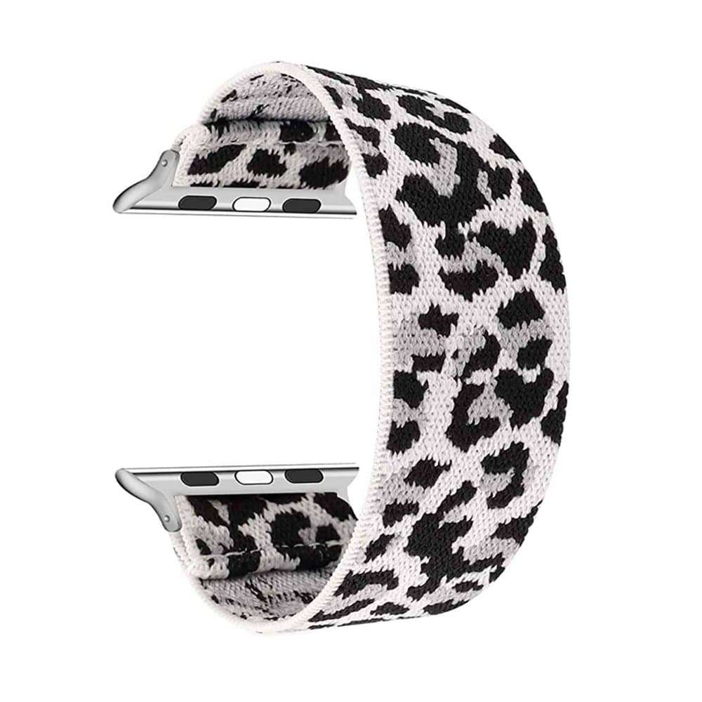 Killer Deals Nylon Strap Compatible with Apple Watch- Snow Leopard - M