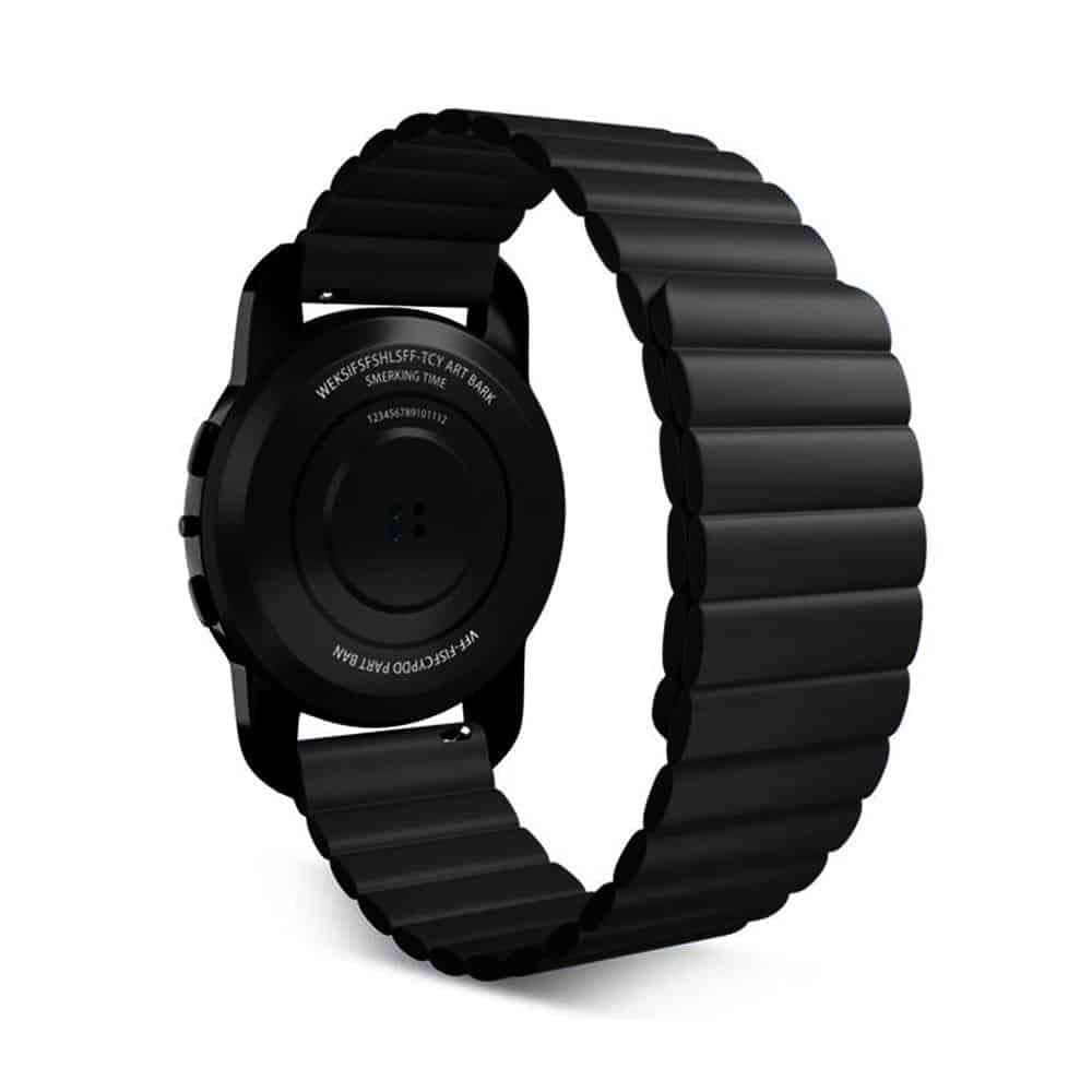 Killer Deals 20mm Universal Silicone Magnetic Strap for Huawei Samsung Garmin - Black