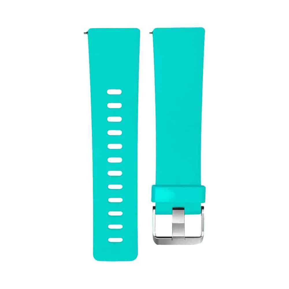 Killer Deals 22mm Sporty Silicone Strap for Fitbit Versa - Frost Blue - M-L