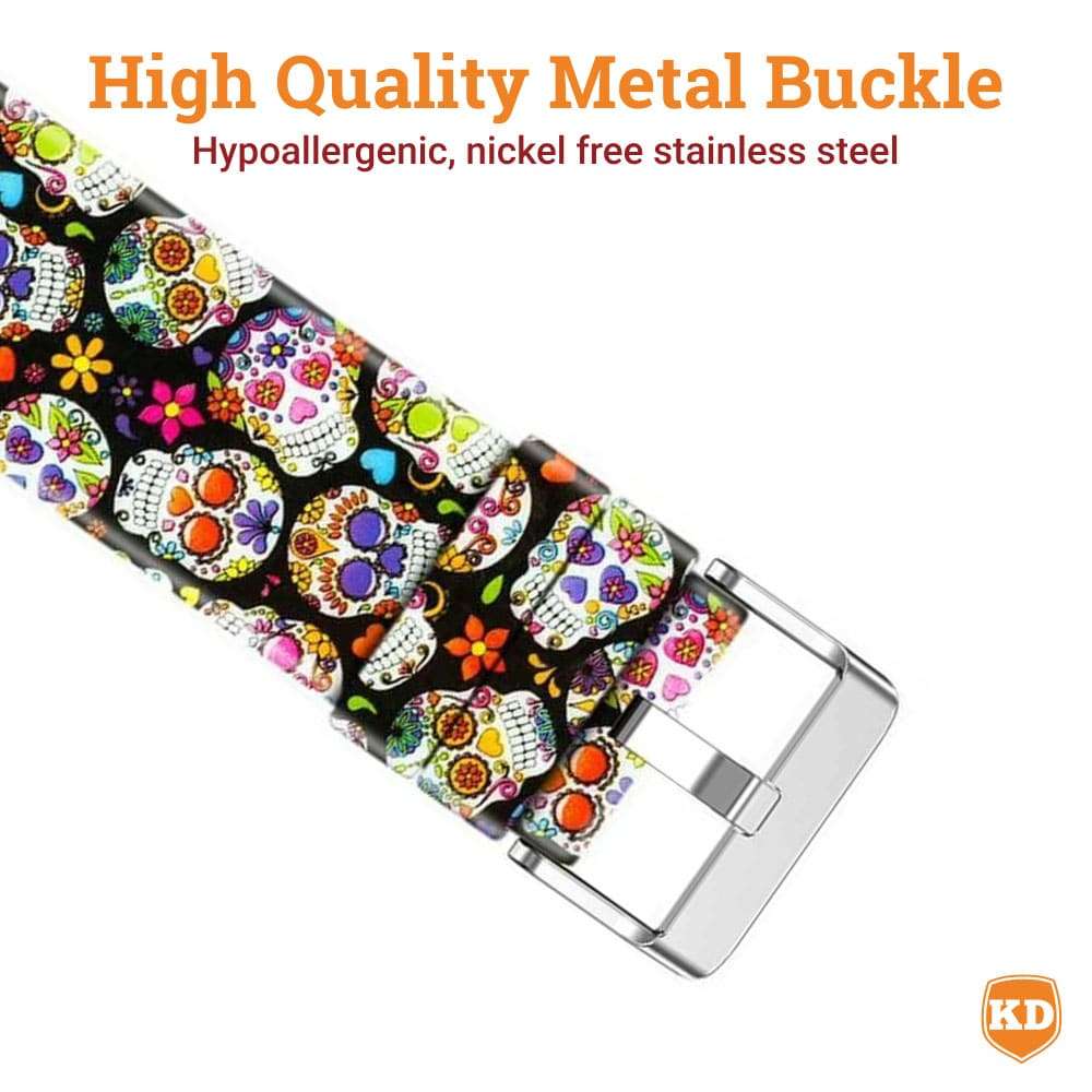 Killer Deals 38/40/41mm Apple Watch  silicone strap - Colour skulls