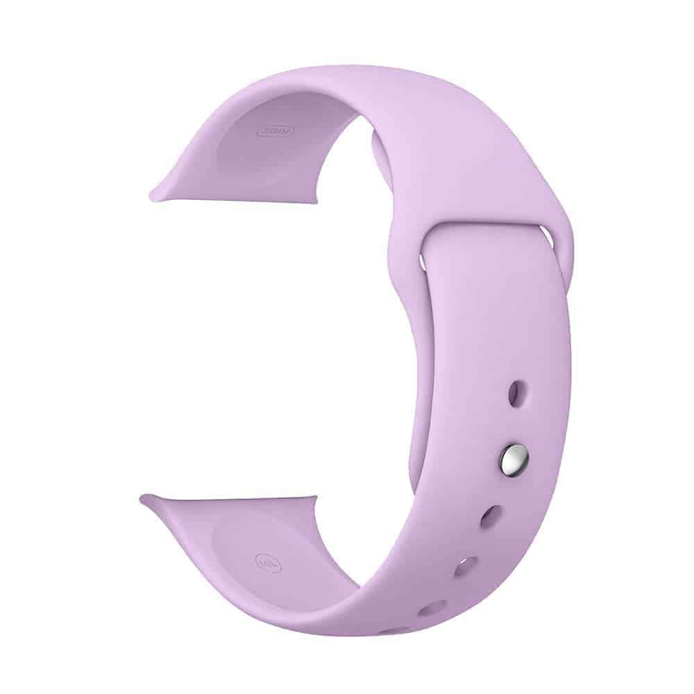 Killer Deals 38/40/41mm Apple Watch silicone strap - Lavender (M-L)