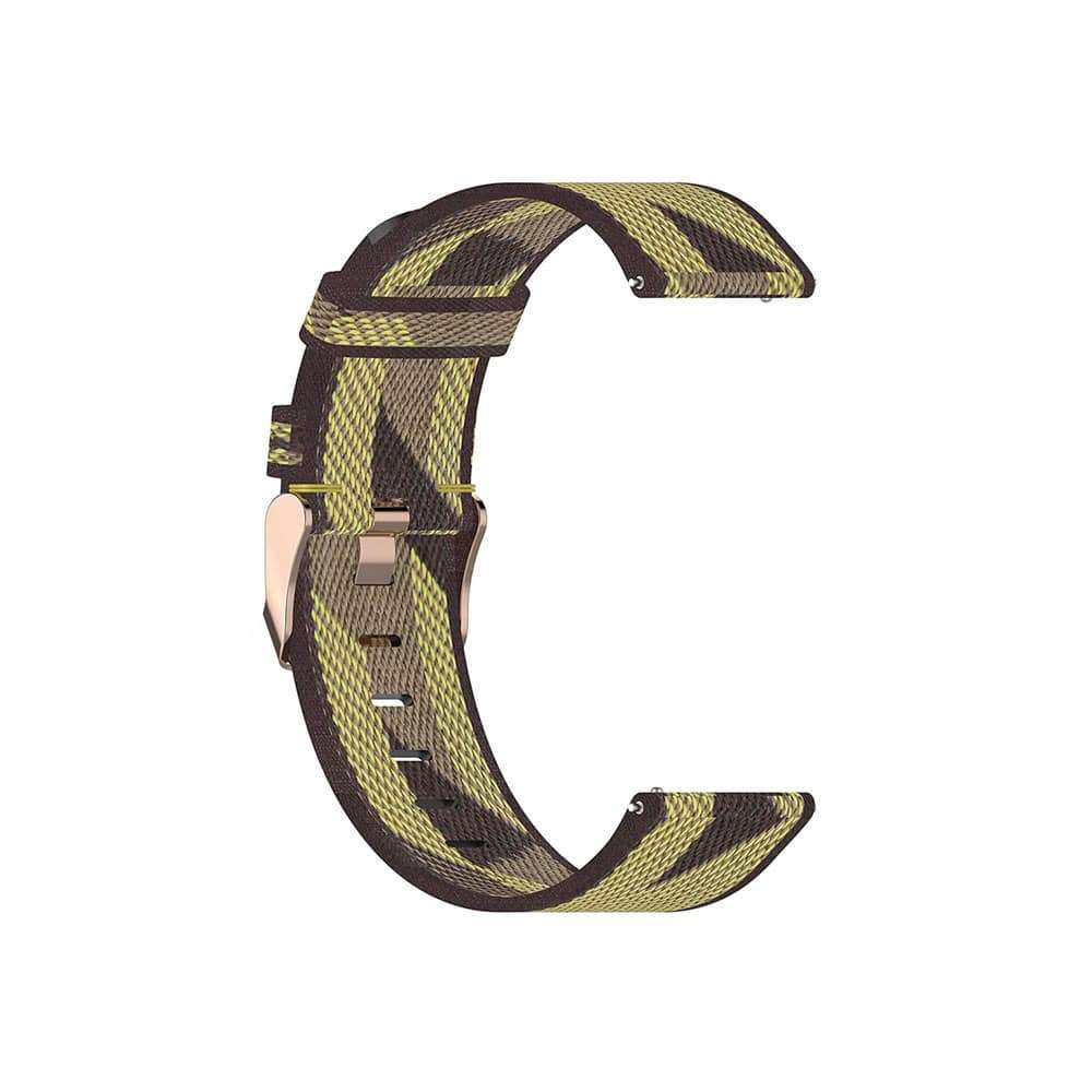 Killer Deals 18mm Water Resistant Nylon Strap for Garmin/Huawei - Yellow