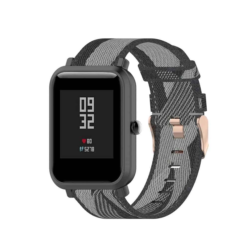 Killer Deals 18mm Water Resistant Nylon Strap for Garmin/Huawei - Grey