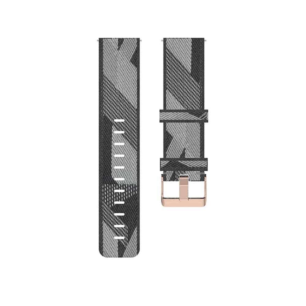 Killer Deals 18mm Water Resistant Nylon Strap for Garmin/Huawei - Grey
