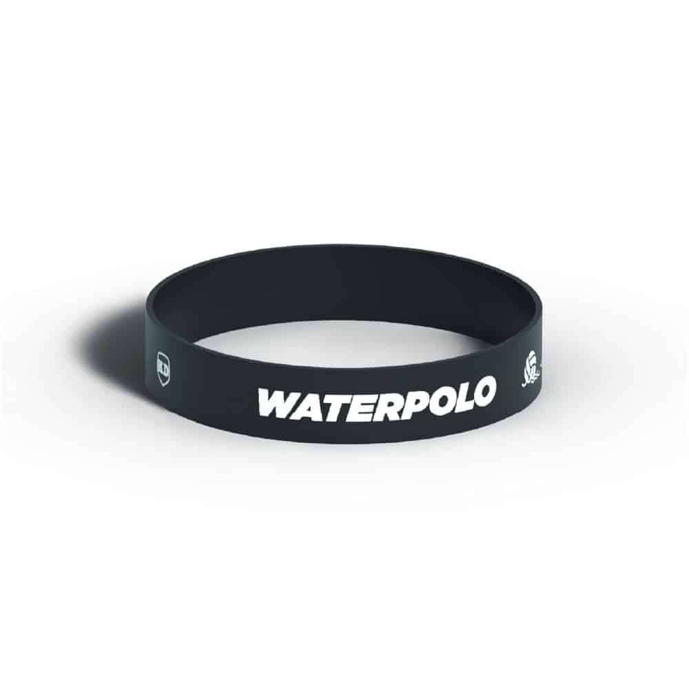 Killer Deals Debossed "Waterpolo" Silicone Wristband Bracelet- 3 Pack