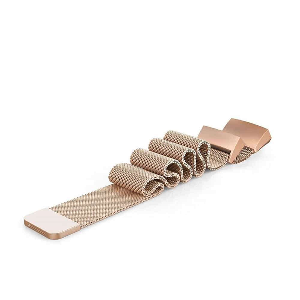 Killer Deals Steel Milanese Strap for Fitbit Charge 3/ 4- Gold Black Silver