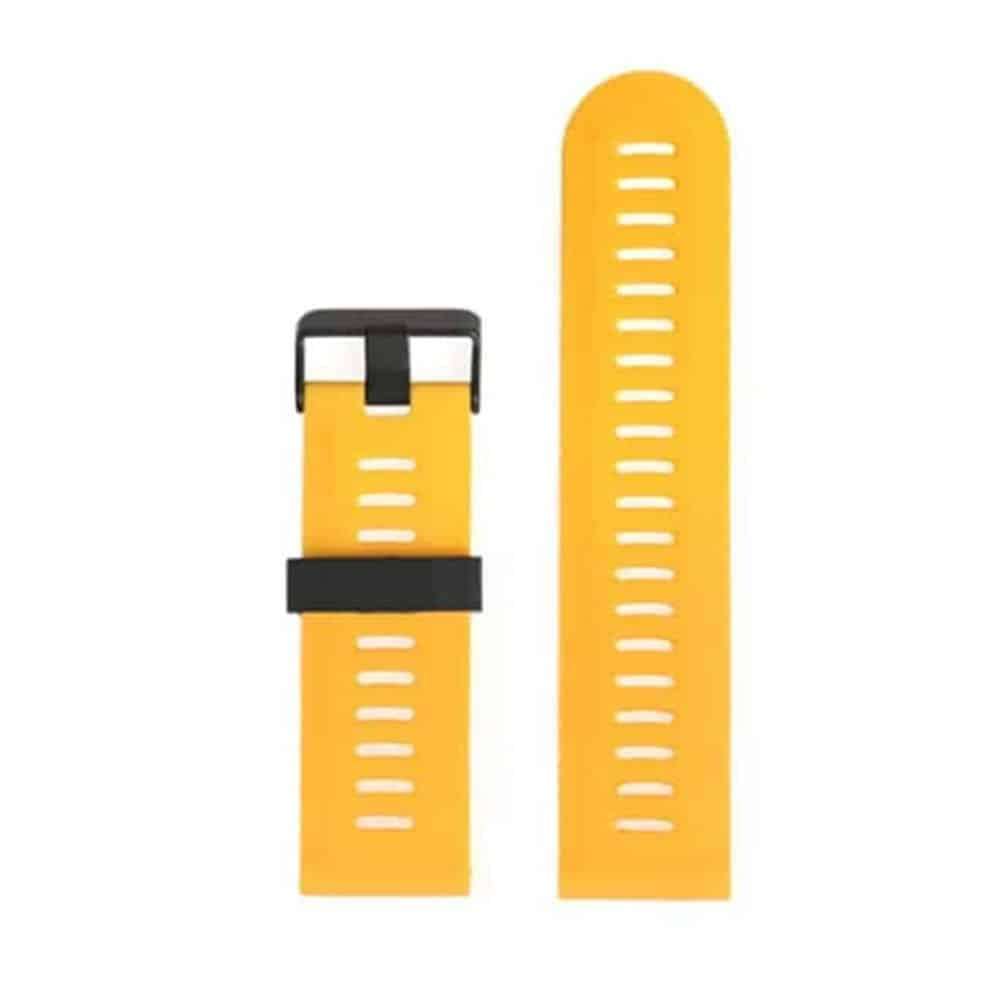 Killer Deals 26mm Silicone Strap for Garmin Fenix 3/ 3HR/ 3 Sapphire - Yellow