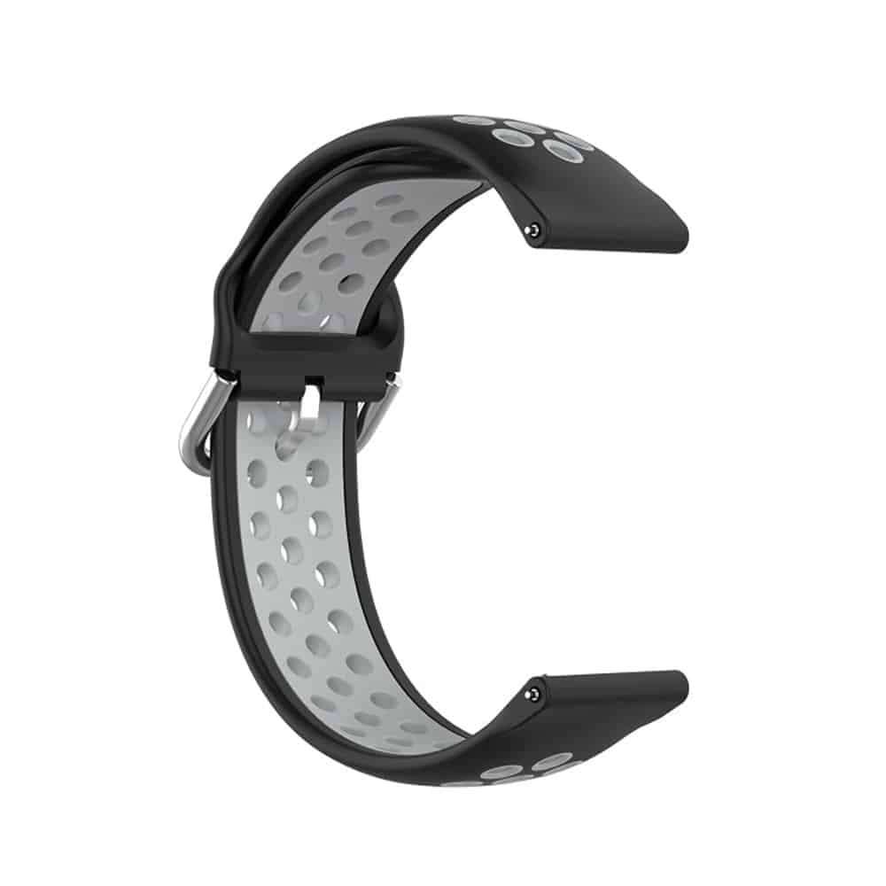 Killer Deals Silicone Band for Xiao Mi Haylou Solar LS05 - Black & Grey