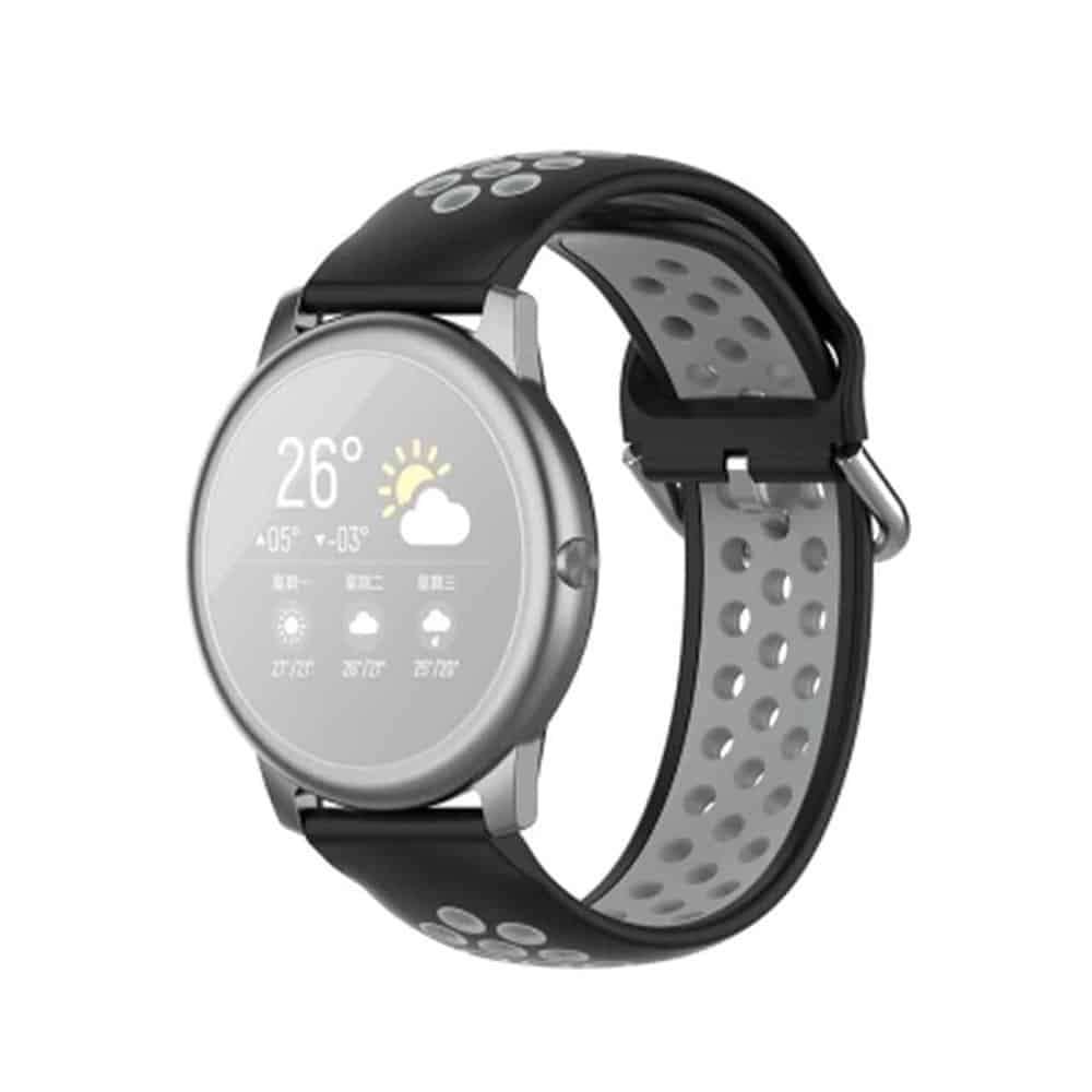 Killer Deals Silicone Band for Xiao Mi Haylou Solar LS05 - Black & Grey
