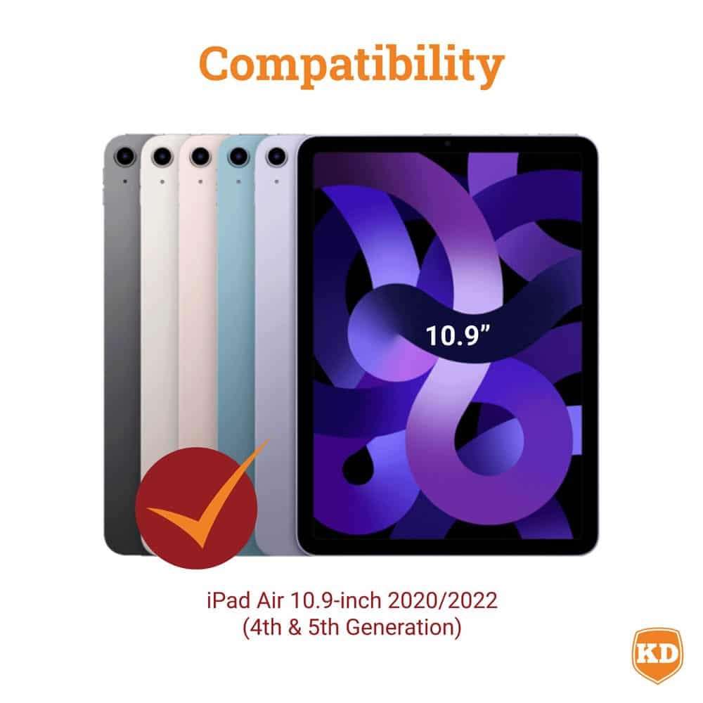 Killer Deals Anti-Microbial Case for iPad Air 4th/ 5th Gen 10.9"- Blue
