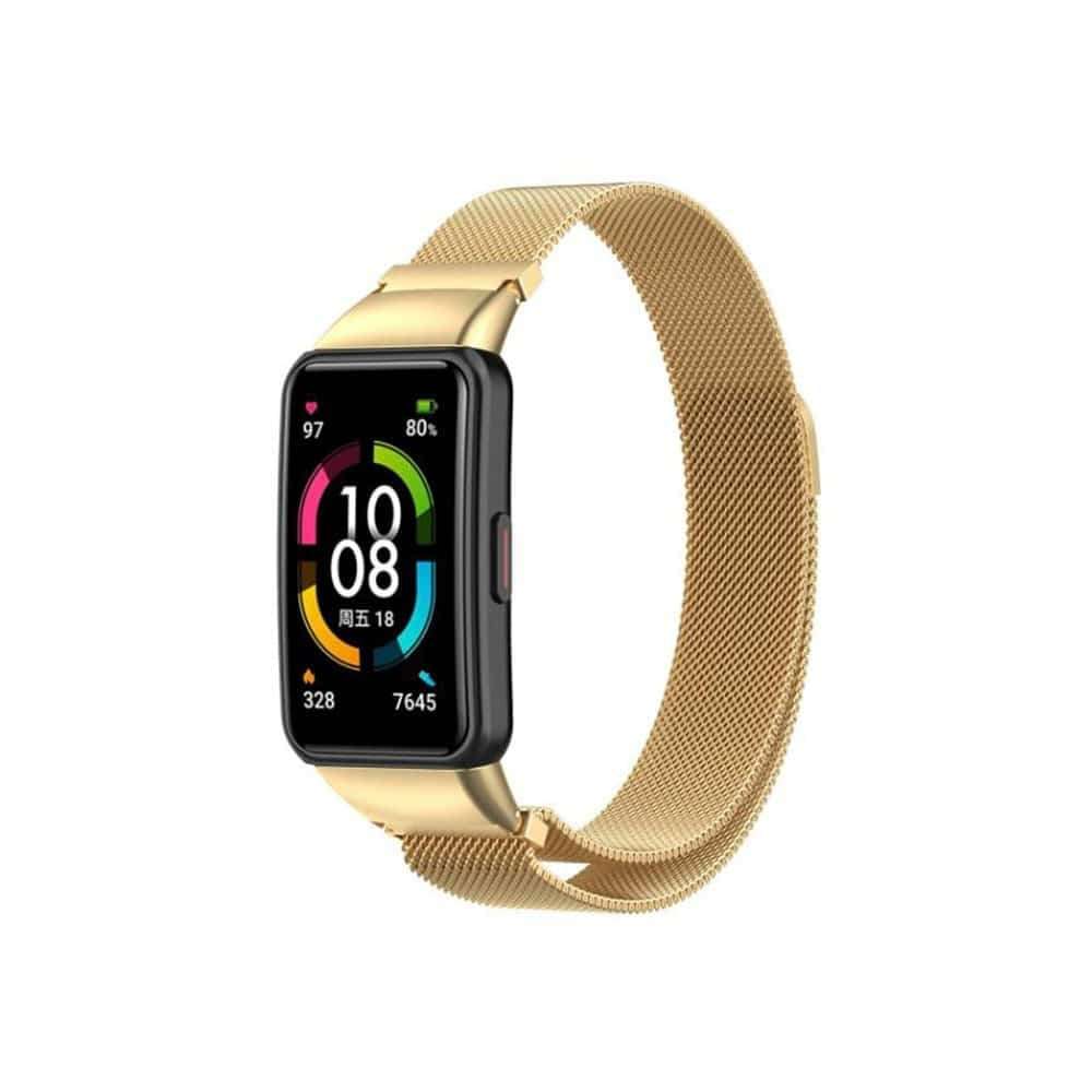 Killer Deals Milanese Band for Huawei Band 6 - Gold