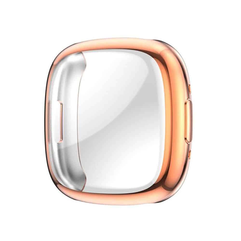 Killer Deals TPU Case for fitbit Versa 4 - Rose Gold