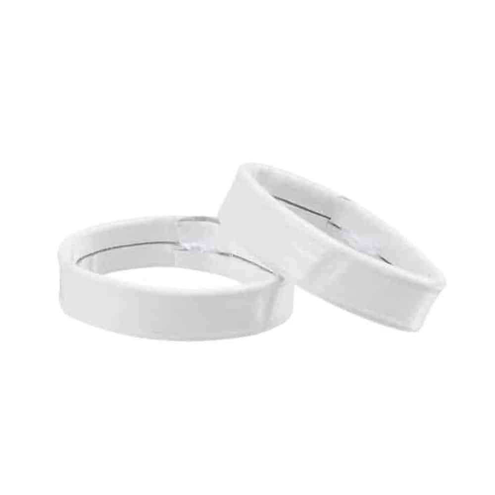 Killer Deals 18MM Leather band saver,4pcs/set - White