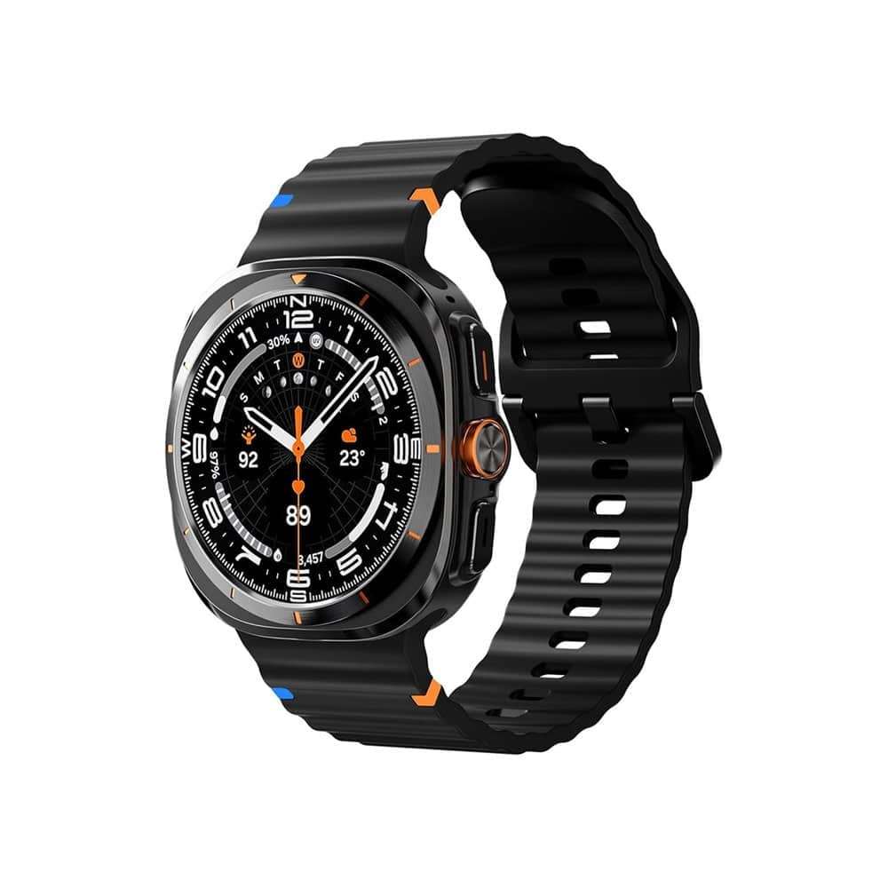 Killer Deals Silicone Strap for Samsung Galaxy Watch Ultra 47mm- Black