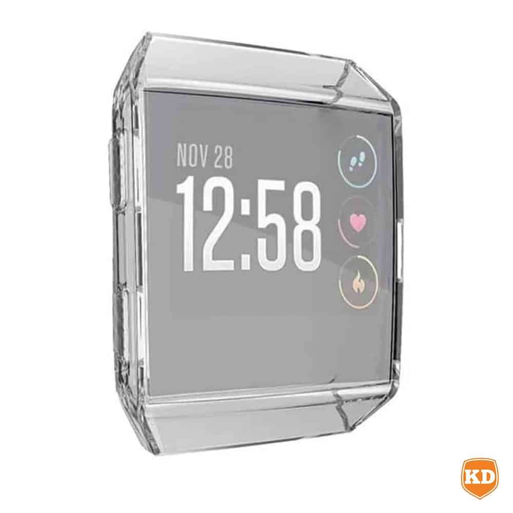 Killer Deals Replacement TPU Case + Screen Protector Film Combo for Fitbit Ionic- Clear