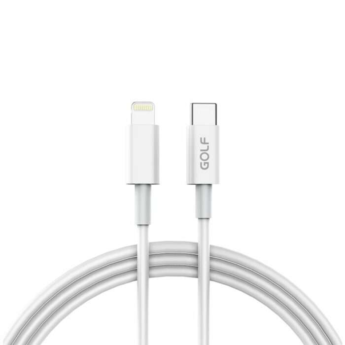 GOLF GC-81P PD 20W USB-C/Type-C to 8 Pin Fast Charge Data Cable 1m