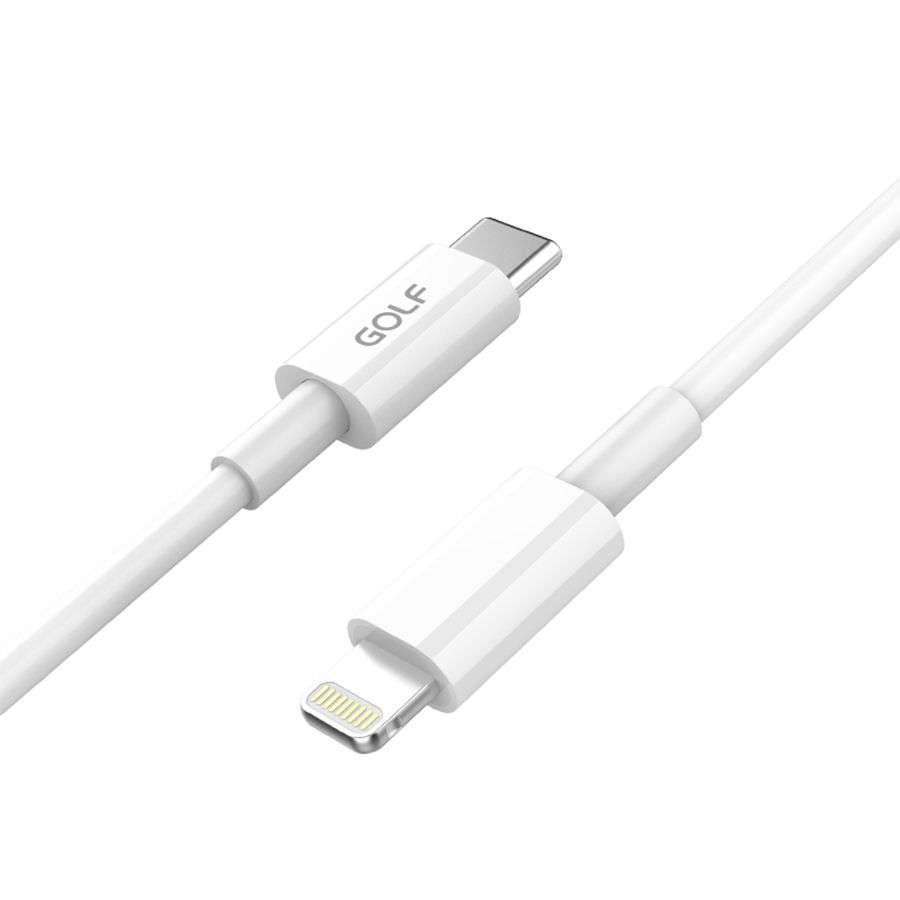 GOLF GC-81P PD 20W USB-C/Type-C to 8 Pin Fast Charge Data Cable 1m