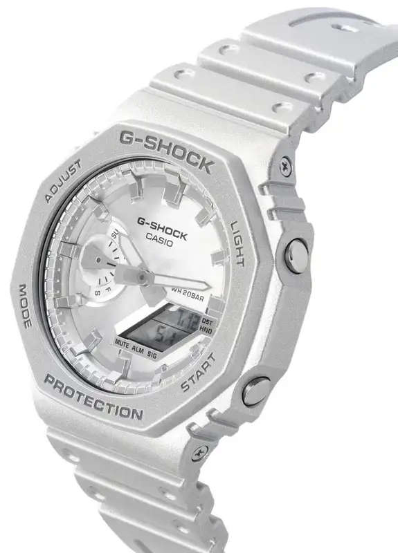 Casio G-Shock Silver Carbon Core Unisex Watch GA-2100FF-8ADR