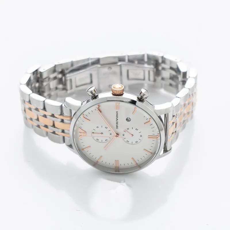 Emporio Armani AR0399 Timeless TwoTone Elegance 50M WR