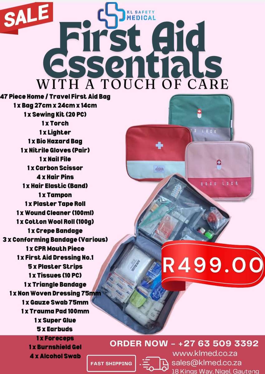 The Ultimate Essential First Aid Kit 47 Piece