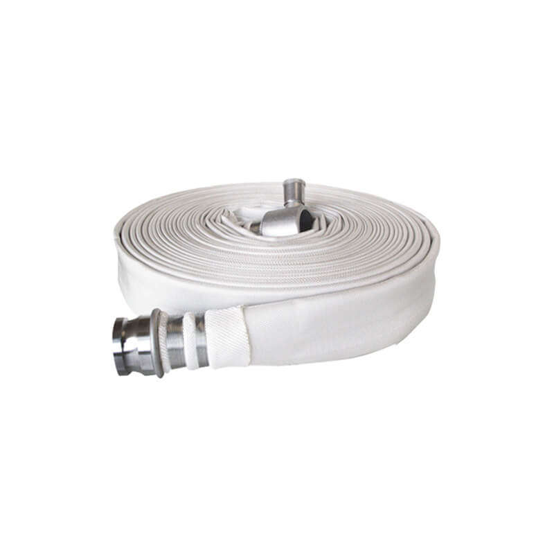 Layflat Fire Hose White Canvas 30m x 65mm