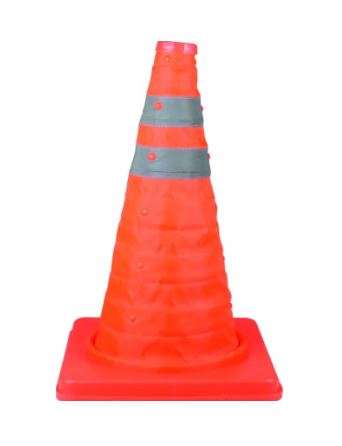 FOLDING TRAFFIC CONE 450mm HIGH