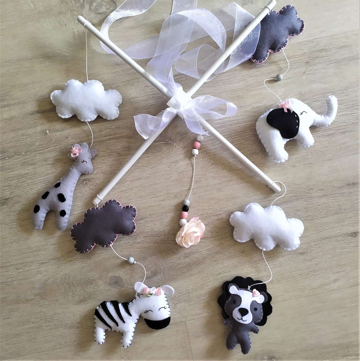 Floral Animal Mobile