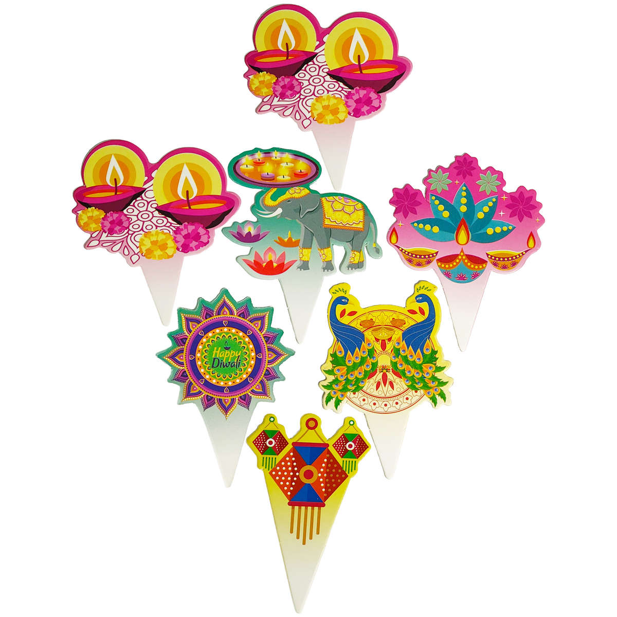 DIWALI CARD TOPPER PACK 2 (7PC)
