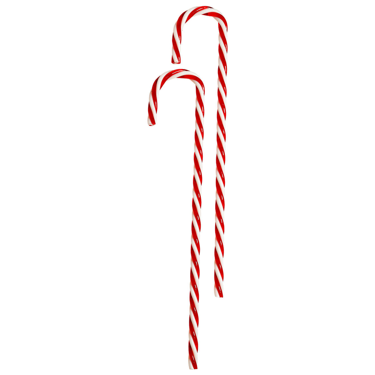 CHRISTMAS CANDY TALL CANE DECO (2PC) 23cm