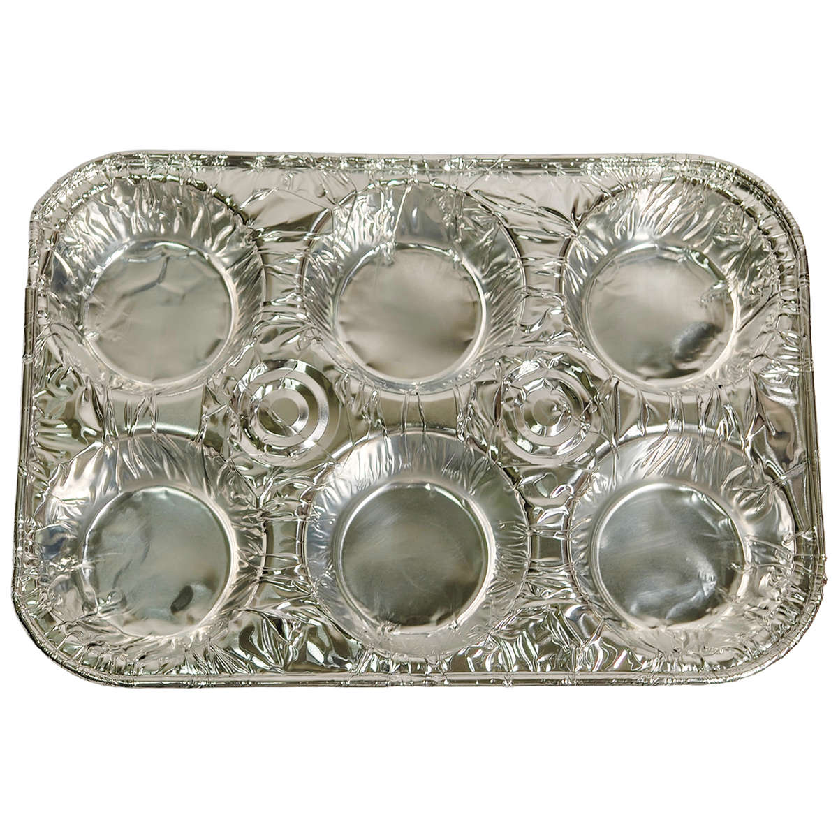ALUMINIUM FOIL MUFFIN TRAYS (2PC)