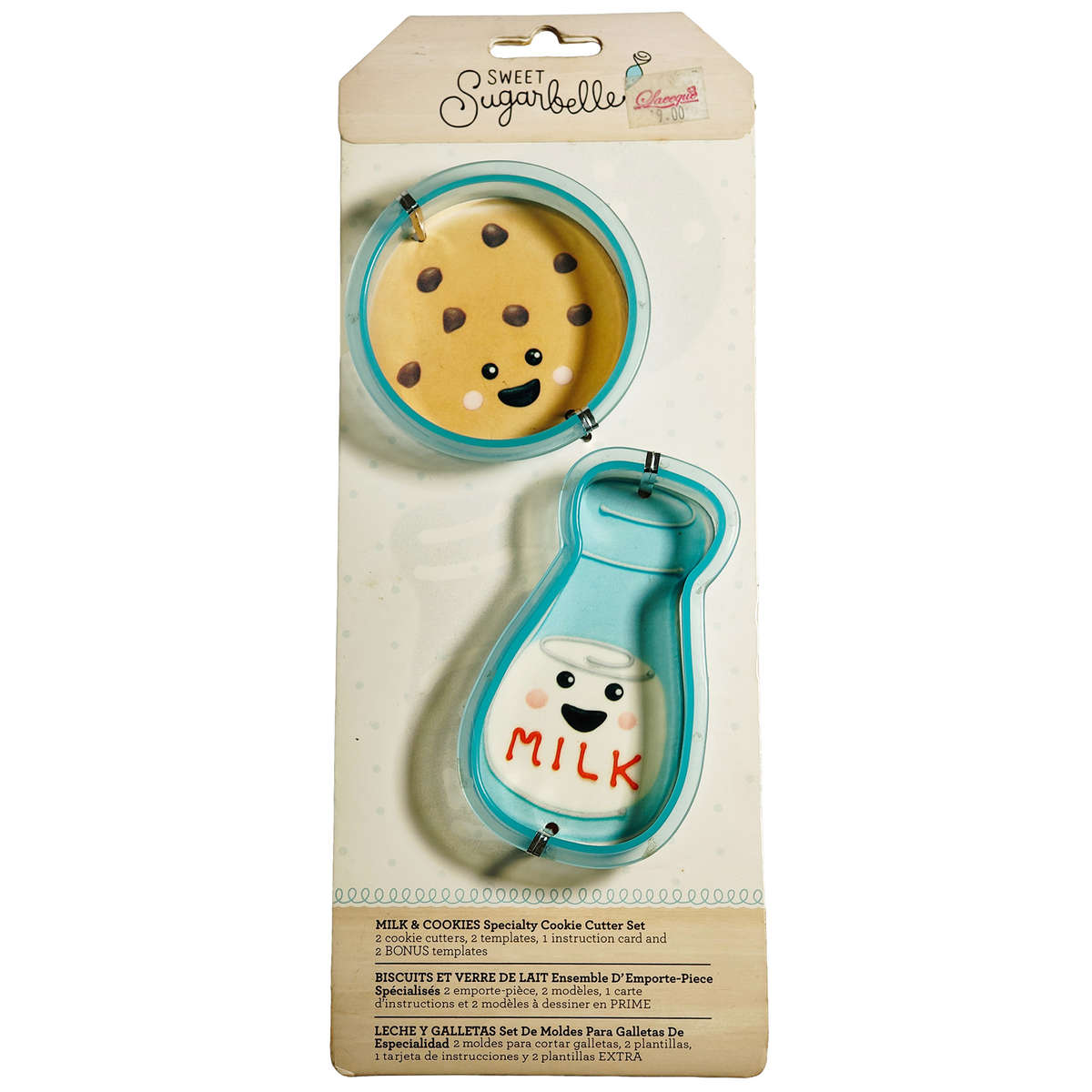 COOKIE AND MILK CUTTER (2PC)
