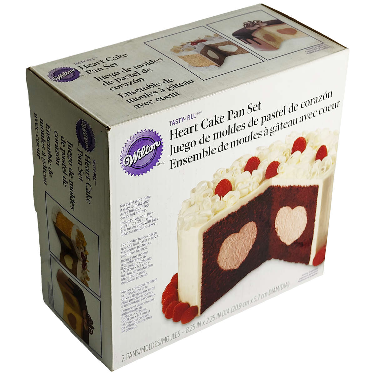WILTON HEART CAKE PAN SET (2PC)