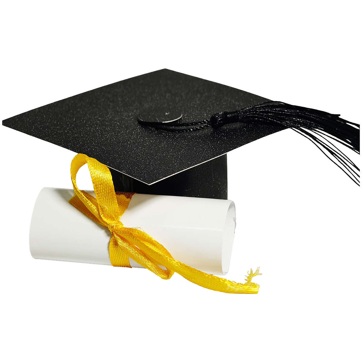 GRAD CAP & SCROLL DECOR (2PC)