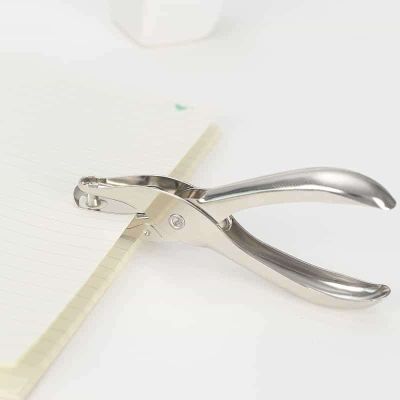 Single 1 Hole Punch Silver - 3mm/6mm