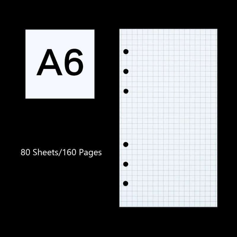 A6 Journal Refill Paper Pack of 2