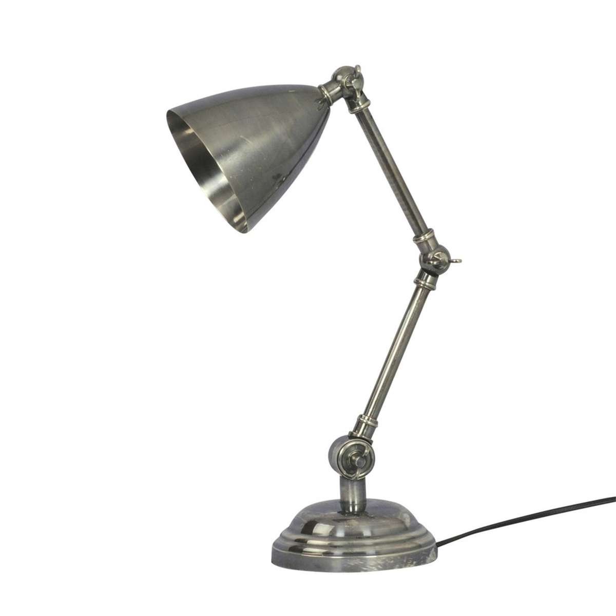 Hand Made Solid Brass Nickel Plated Lamp | MET1528