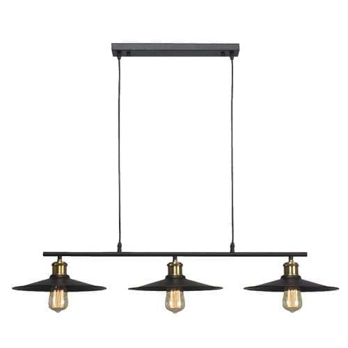 Metal Chandelier | CH531/3 BLACK