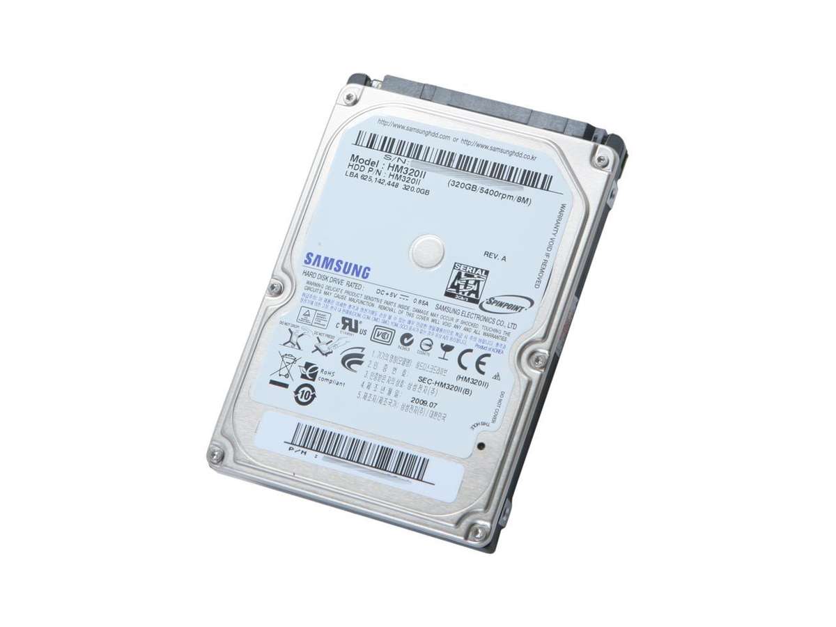 SAMSUNG Spinpoint M7 HM320II 320GB 5400 RPM 8MB Cache SATA 3.0Gb/s 2.5" Internal Notebook Hard Drive