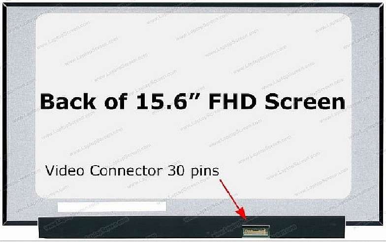 15.6" LCD 1920X1080 30P FRAMELESS + LIP