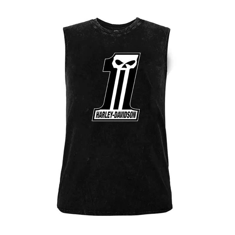 Custom Dark Dyed Tank - M