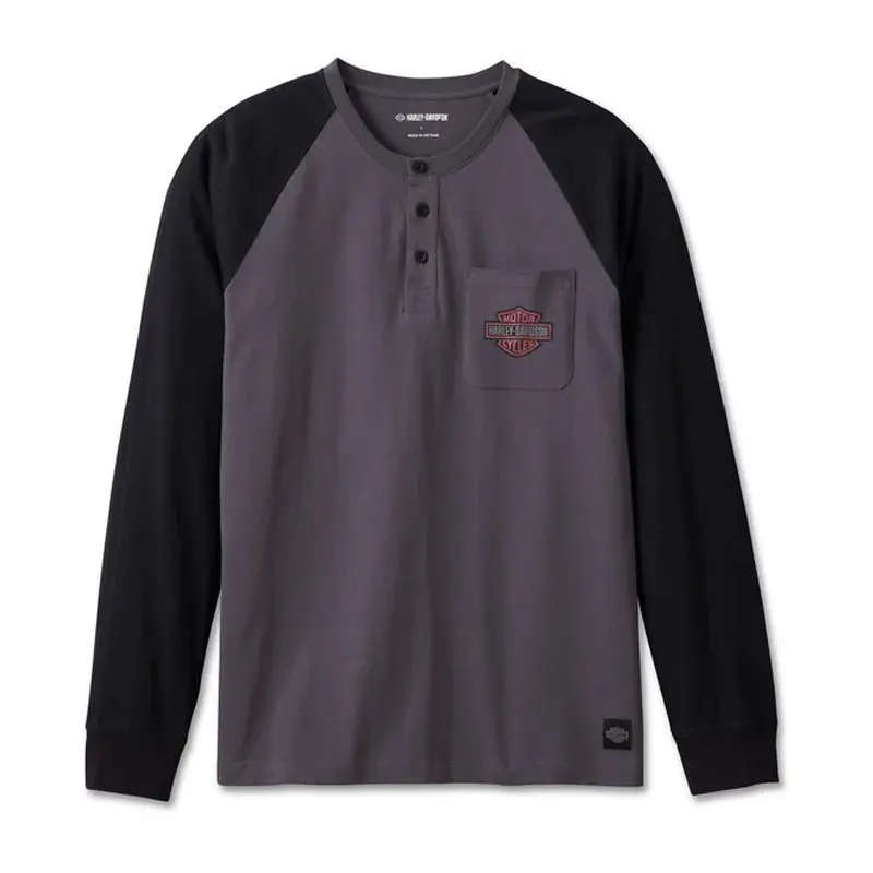 Men's Club Crew Henley - XL