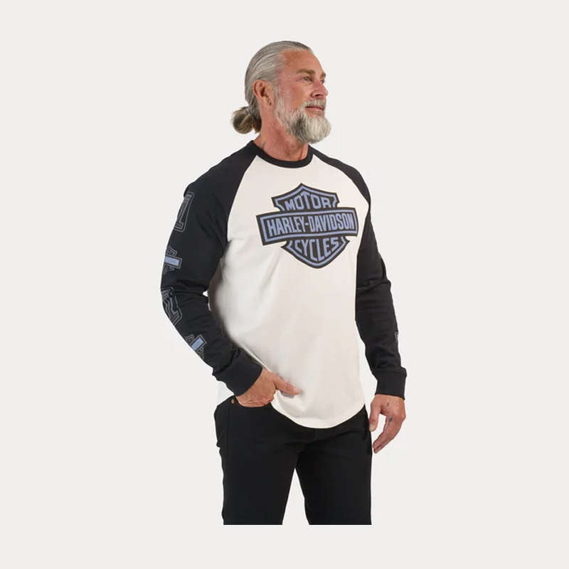 Men's Bar &amp; Shield LS Raglan - 4XL