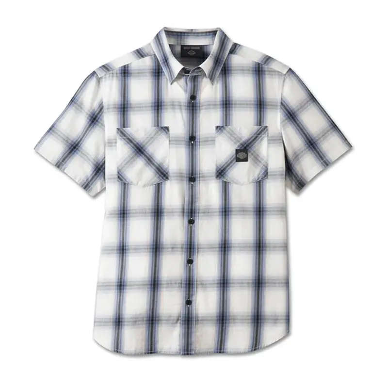 Men's Forever Harley Shirt - Blue Plaid - M