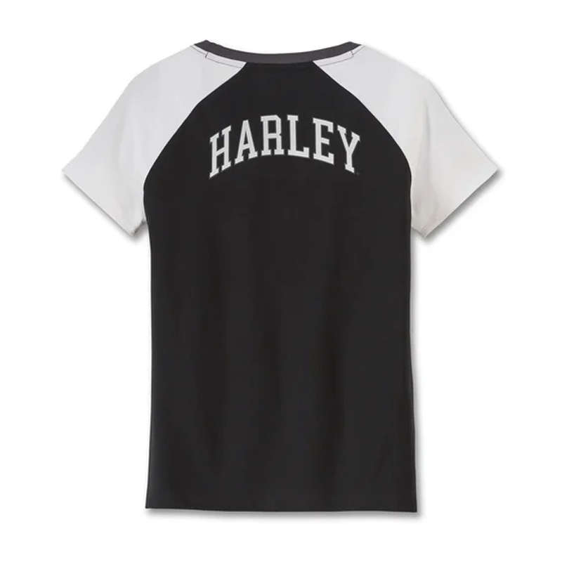 Women's United Raglan Tee - Colorblocked - Black Beauty - M