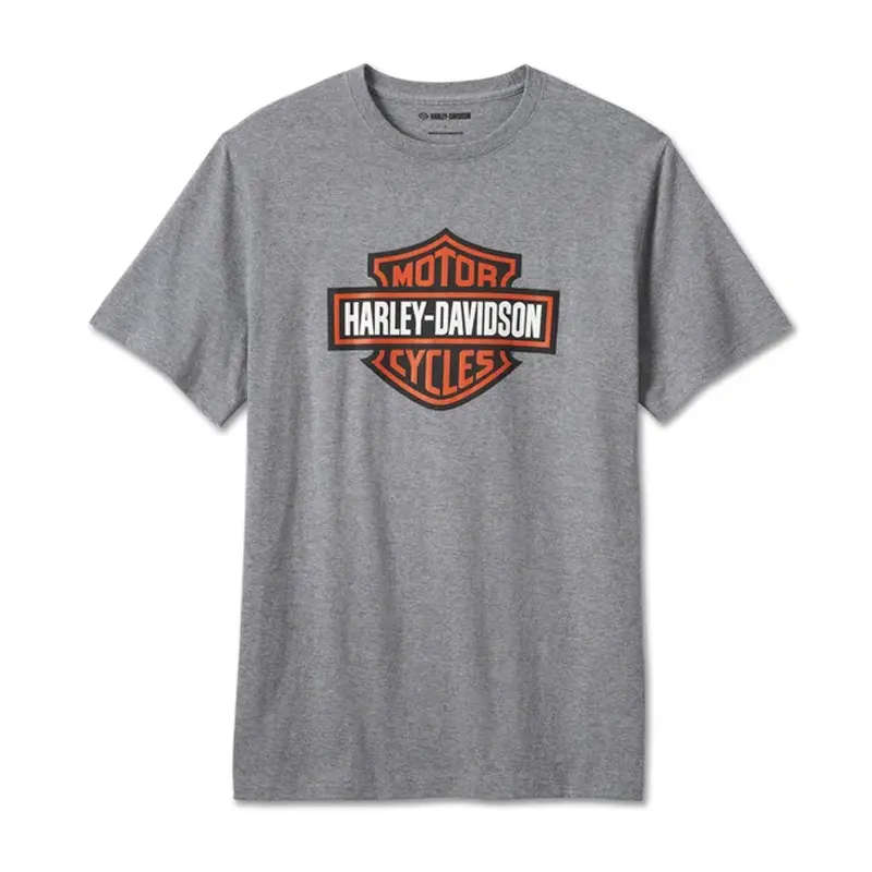 Men's Bar &amp; Shield Tee - Medium Heather Grey - S