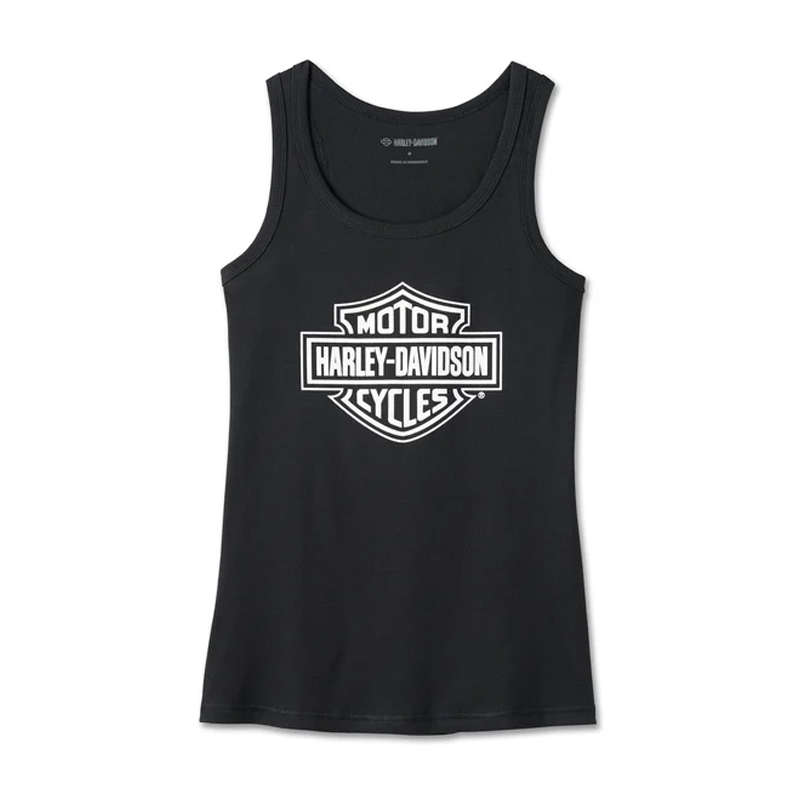 Women's Bar &amp; Shield Tank - Black Beauty - M