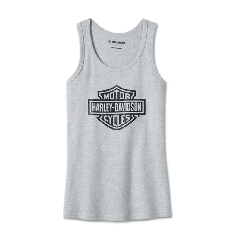 Women's Bar &amp; Shield Tank - Light Grey Heather - L