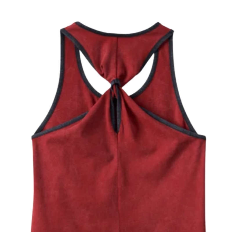 Women's National Anthem Twist Back Tank - Winery - S