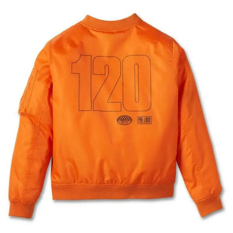 Women's 120th Anniversary Bomber Jacket - Orange - M