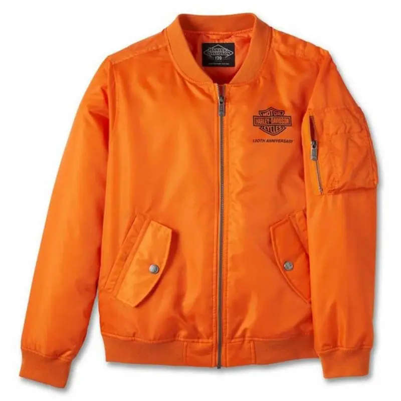 Women's 120th Anniversary Bomber Jacket - Orange - M